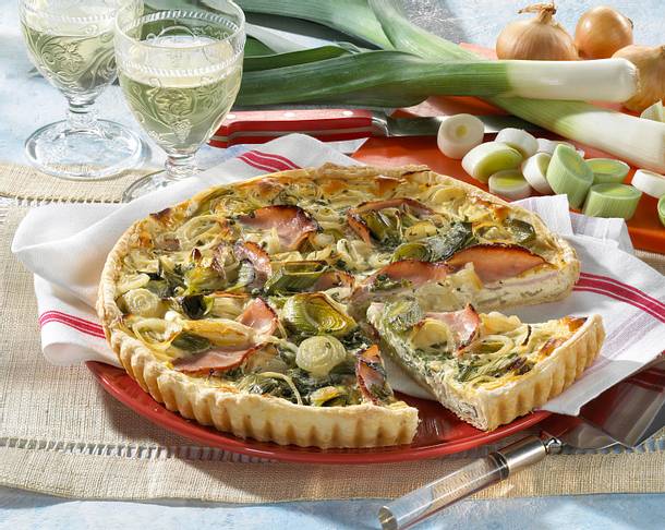 Zwiebelkuchenquiche Rezept
