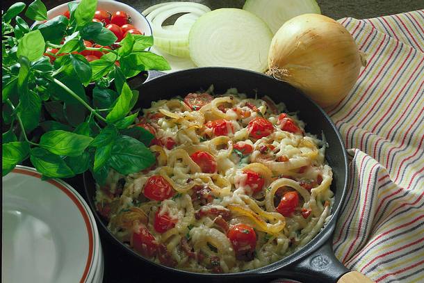 Zwiebelpfanne Rezept Zwiebelpfanne Rezept