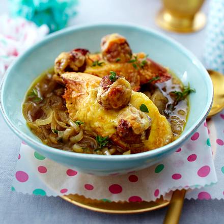 Rezepte mit trockener zwiebelsuppe mischung